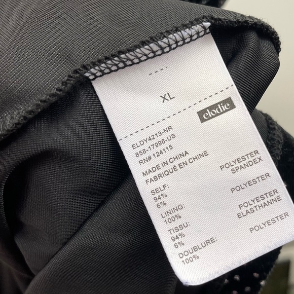 Elodie Glitter Star Velvet Minidress In Black Size XL - Picture 8 of 9